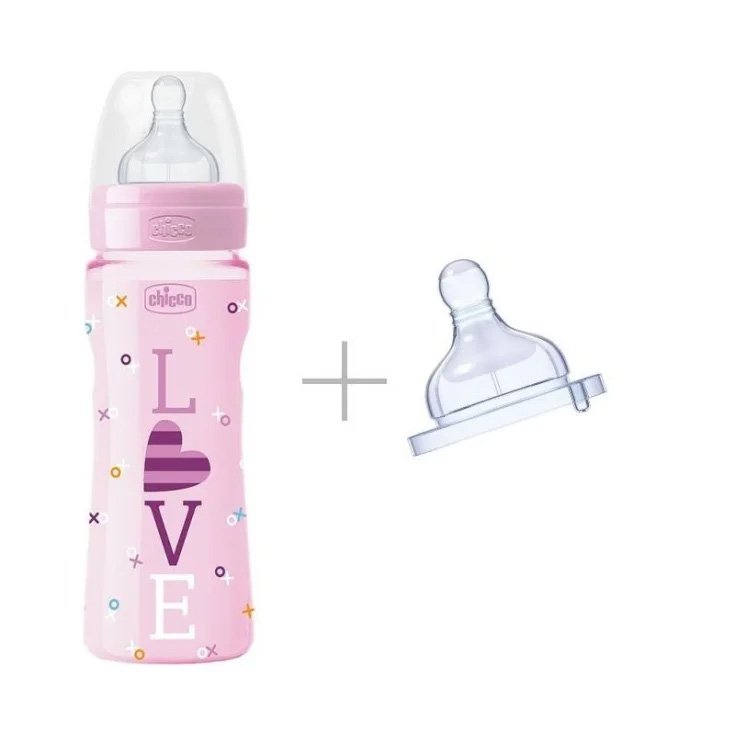 Babyflasche Chicco + Gratis 2 Stück