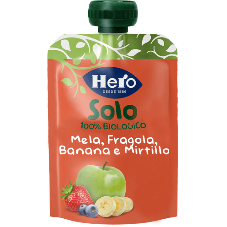 Nur Apfel Erdbeere Banane Heidelbeere Hero 100g