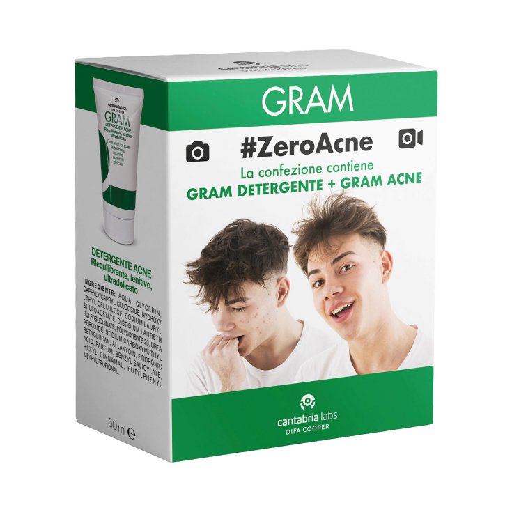 Gramm ZeroAcne Cantabria Labs 50ml + 50ml