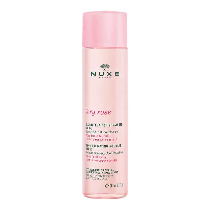 Very Rose Nuxe 3 in 1 feuchtigkeitsspendendes Mizellenwasser 200 ml