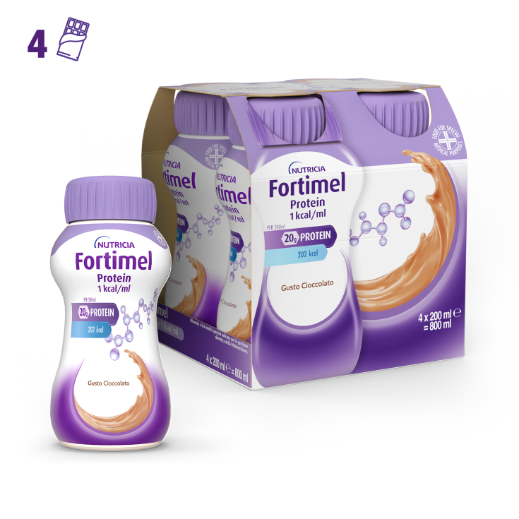 Fortimel Nutricia Schokolade 4x200ml