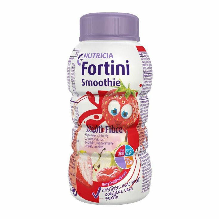 Fortini Smoothie Multi Fiber Rote Früchte Nutricia 200ml