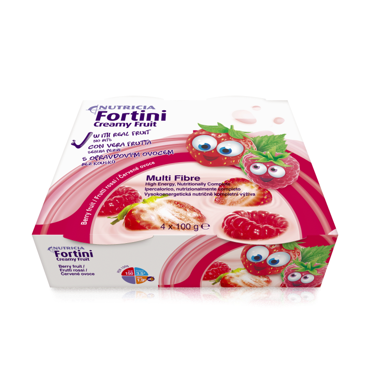 Fortini Creamy Fruit Rote Früchte Nutricia 4x100g