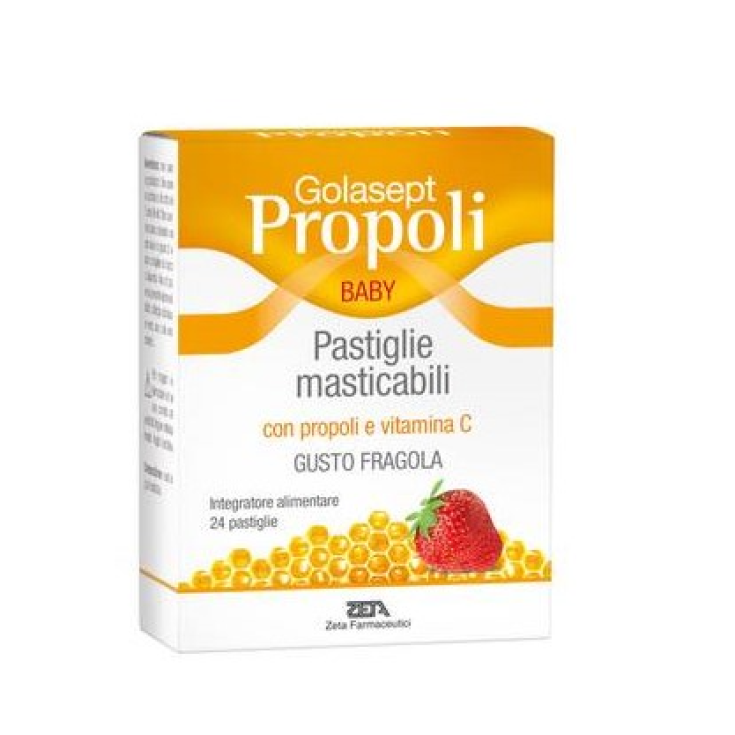 Golasept Propolis Baby Strawberry Zeta Pharmaceuticals 24 Kautabletten