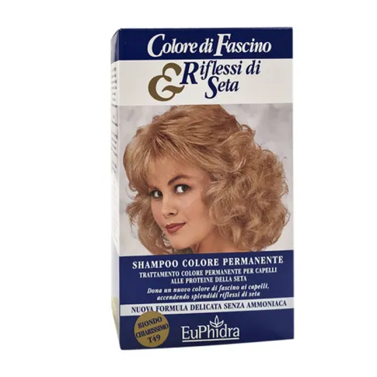 Shampoo Colore Permanente Riflessi di Seta 49 Biondo Chiarissimo EuPhidra