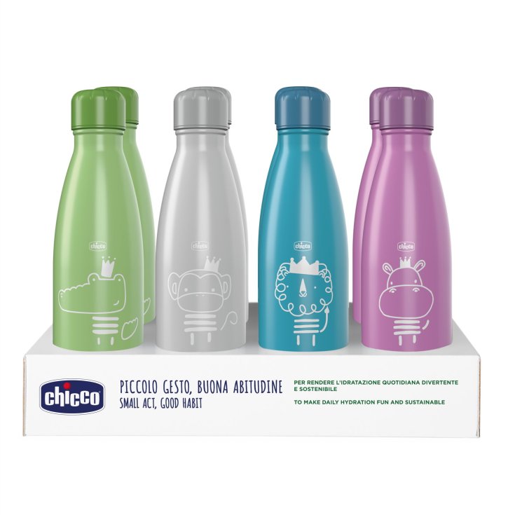 500 ml Chicco Edelstahlflasche in Displaybox