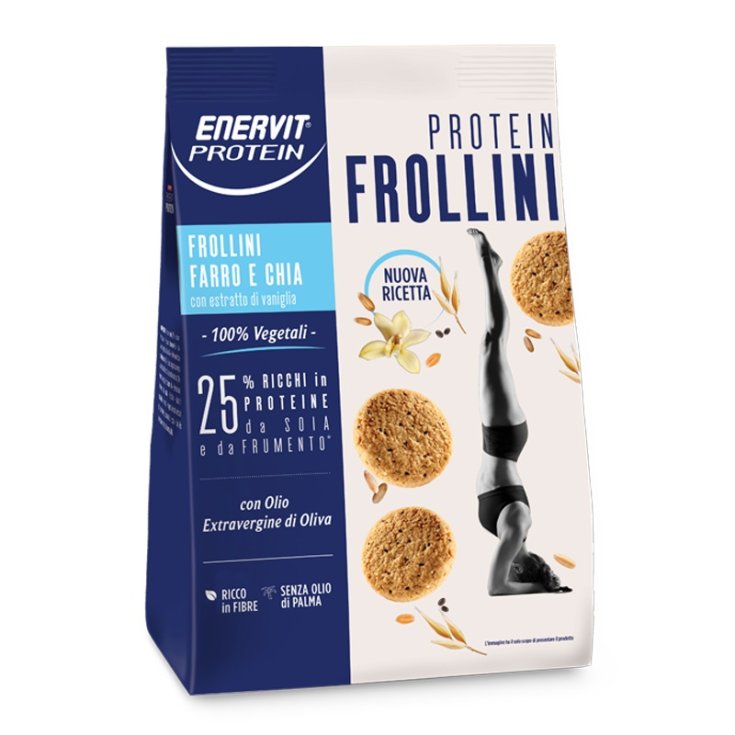 Fabelhaftes Dinkel-Chia-Shortbread Enervit Protein 200g