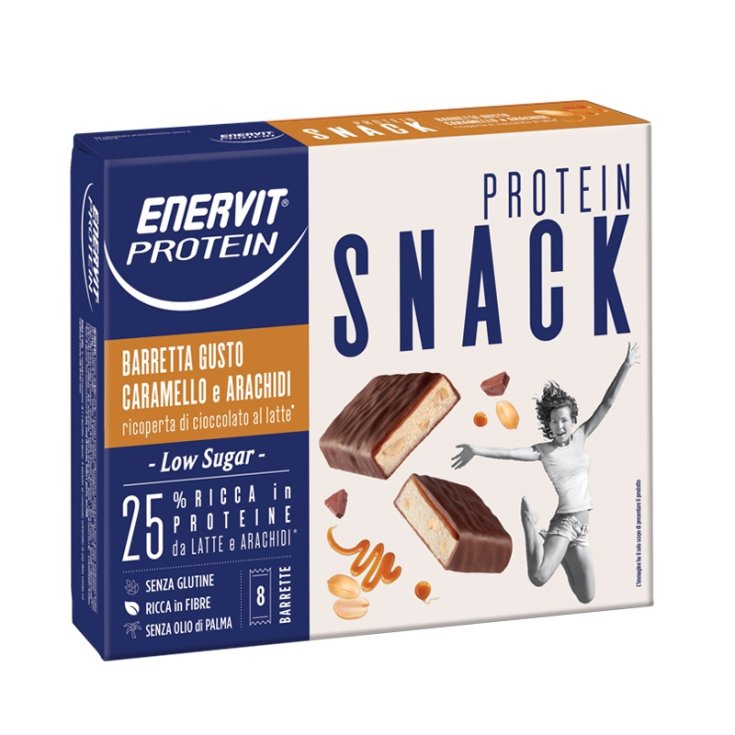 Wonder Snack Bar Taste Caramel And Peanuts Enervit Protein 8x30g