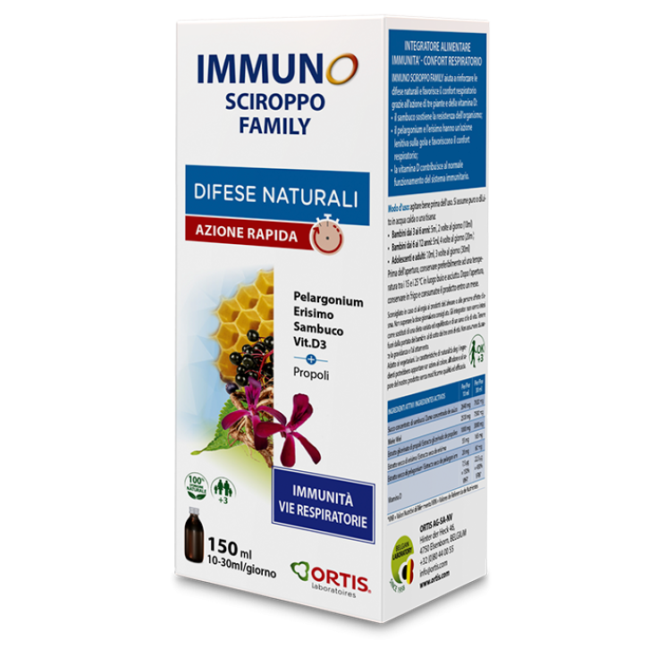 Immunsirup Family Laboratoires Ortis 150ml