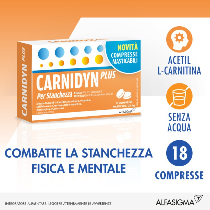 Carnidyn Plus Alfasigma 18 Kautabletten