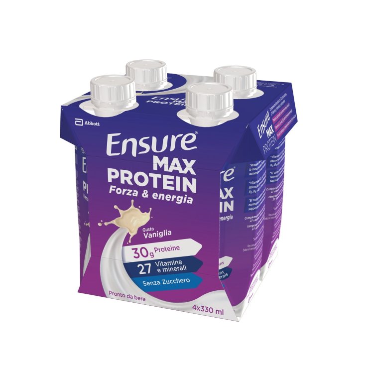 Stellen Sie sicher, Max Protein Vanilla Abbott 4x330ml