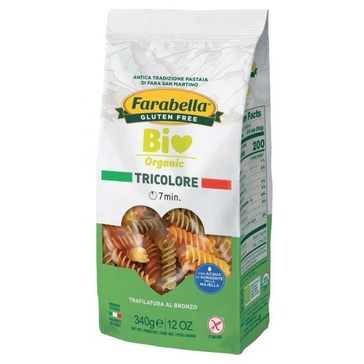 Bio Farabella Tricolor Fusilli 500g