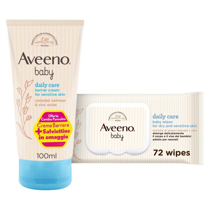 Daily Care Barrier Cream + Kostenlose Aveeno Baby Wipes