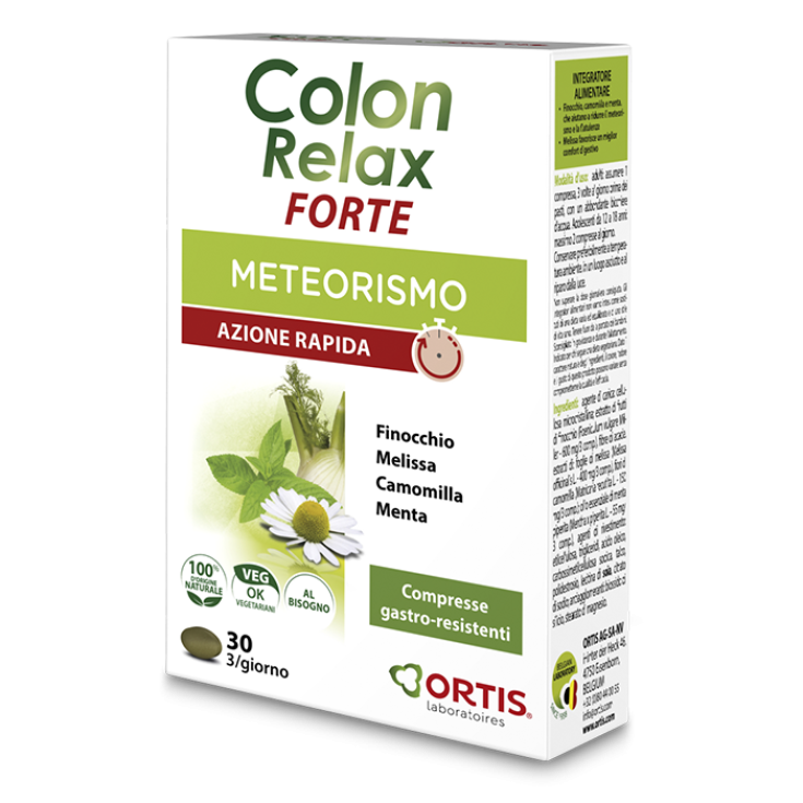 Colon Relax Forte Ortis 30 Tabletten