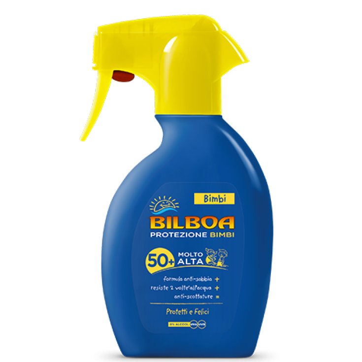 Geschützte und glückliche Kinder Spray Trigger SPF50 + BILBOA 250ml