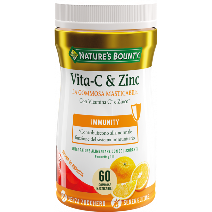 Vita-C & Zinc Nature's Bounty 60 Kaugummi