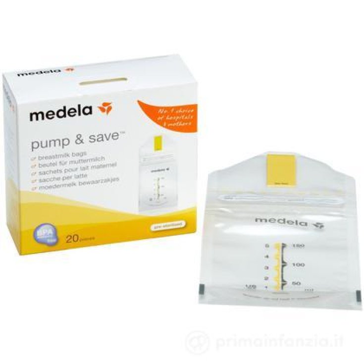 MEDELA PUMPEN- & SPARTASCHE 20STK