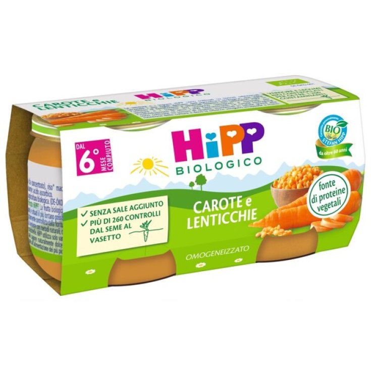 HiPP Bio Karotten und Linsen 2X80g