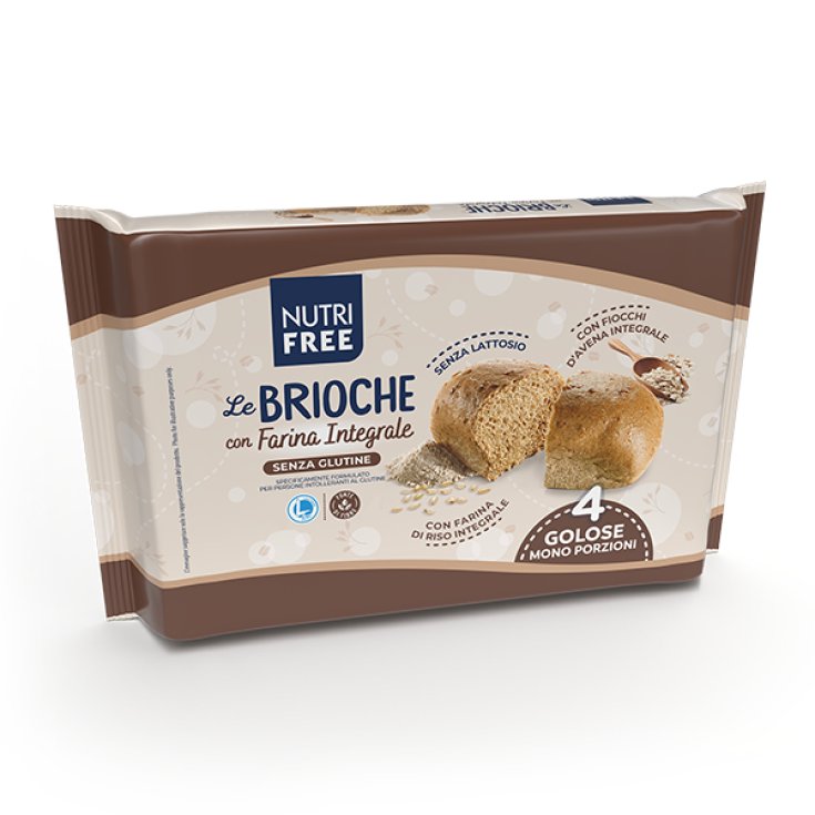 NUTRIFREE 4 Stück Vollkornbrioches