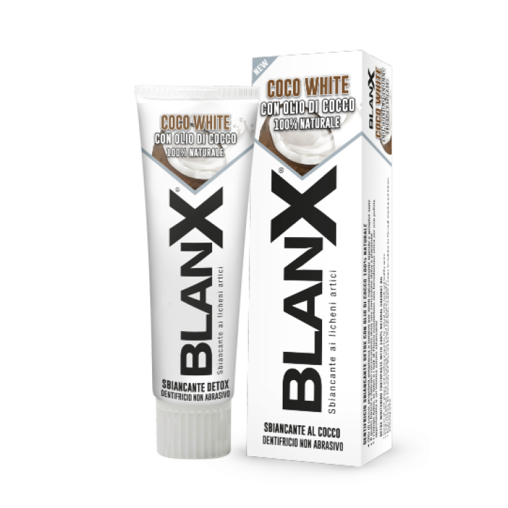 COCO WHITE BlanX Zahnpasta zum Aufhellen mit Kokosnuss 75ml