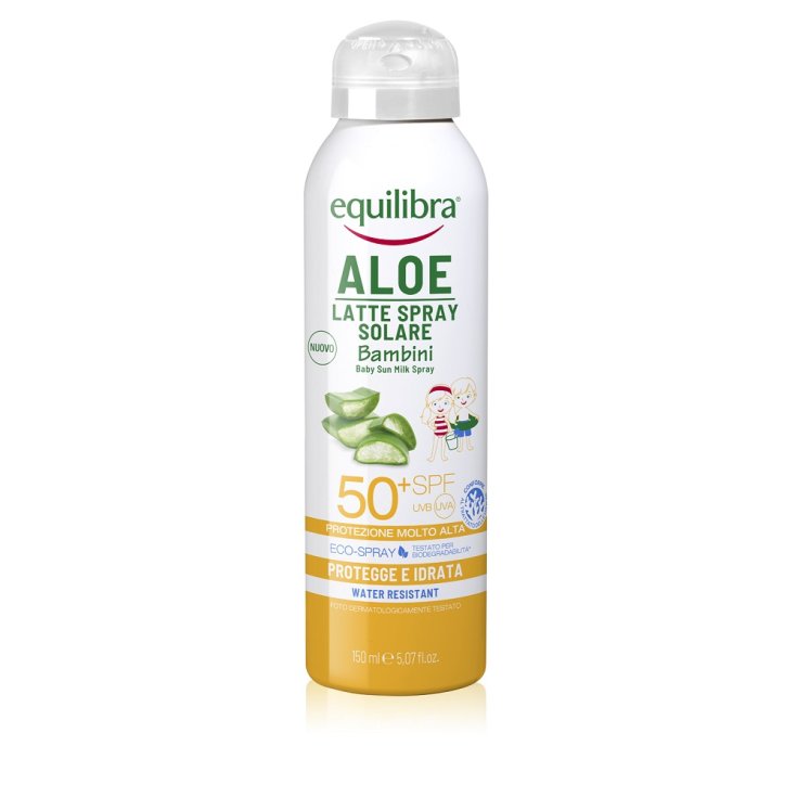 Aloemilch Sonnenspray Kinder Spf50 + Equilibra® 150ml