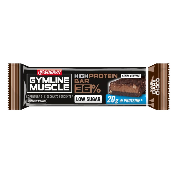 High Protein Riegel 36% Dark Choco Enervit Gymline Muscle 55g