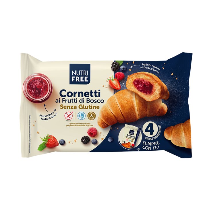 Vollkornhörnchen mit Beeren NUTRIFREE 4 x 60g