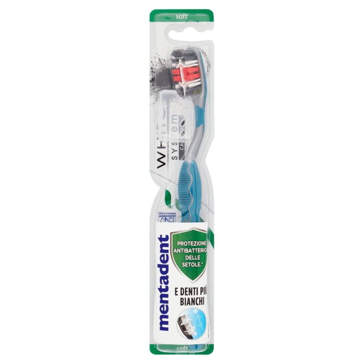WHITE NOW Carbon Correct MENTADENT 1 Zahnbürste