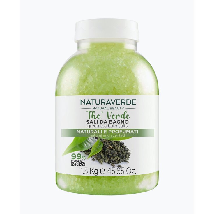 Badesalz mit grünem Tee NATURAVERDE 1.300Kg