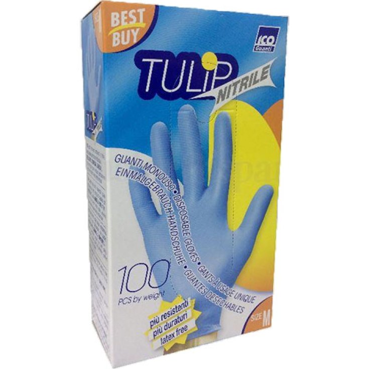 Schwarze Nitrilhandschuhe Größe M Tulip 100 Stück