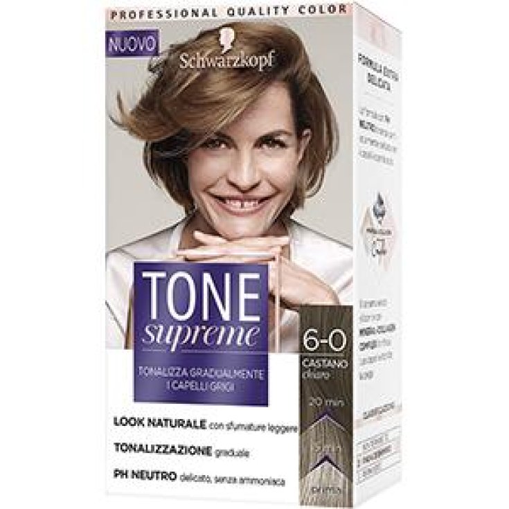 Tone Supreme 6-0 Hellbraun Schwarzkopf 1 Kit