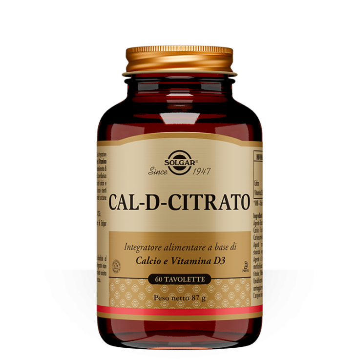 CAL-D-CITRAT Solgar 60 Tabletten