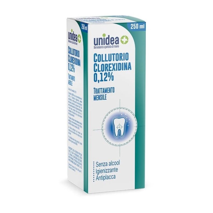 Mundwasser Chlorhexidin 0,12% Unidea 250ml