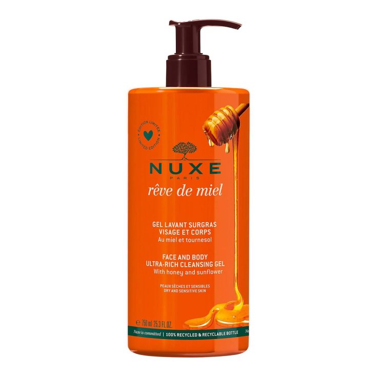 Rêve De Miel® Gesichts- und Körperreinigungsgel mit Honig Limited Edition Nuxe 750 ml