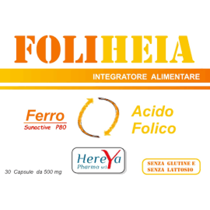 Foliheia Hereya Pharma 30 Kapseln mit 500 mg