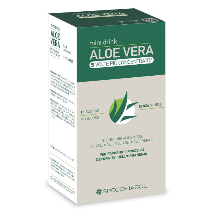 Aloe Vera Minidrink Specchiasol 15 Einzeldosis-Beutel