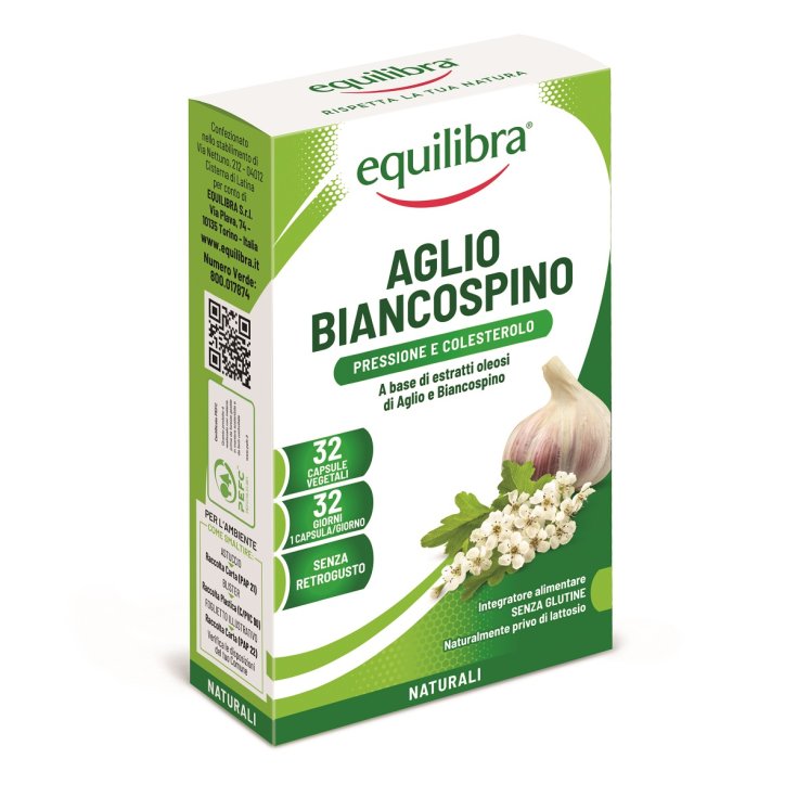 Equilibra® Weißdorn-Knoblauch 32 Gemüsekapseln