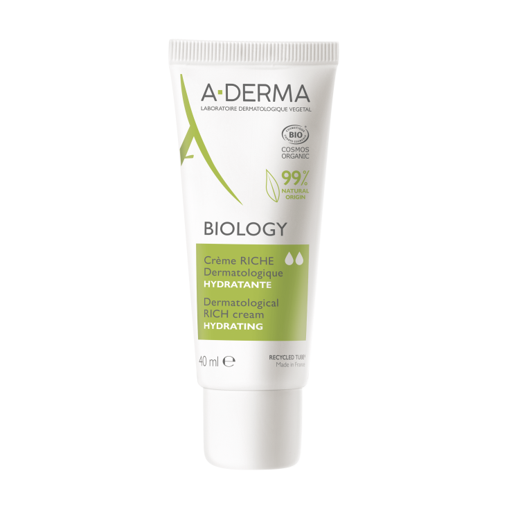 BIOLOGY A-DERMA feuchtigkeitsspendende dermatologische reichhaltige Creme 40ml