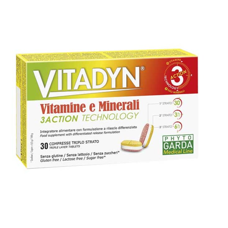 VITADYN Vitamine und Mineralien PHYTO GARDA 30 Tabletten mit differenzierter Freisetzung