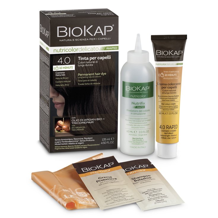 BioKap Nutricolor Delicato RAPID 4.05 Schokoladenbraun