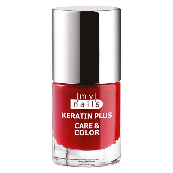 Keratin Plus Pflege & Farbe 10 Rubinrot MyNails 7ml