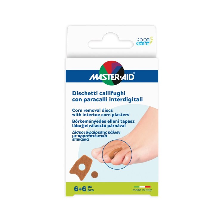 Callifughi Disks mit FootCare Master-Aid® 6 + 6 Stück Pads