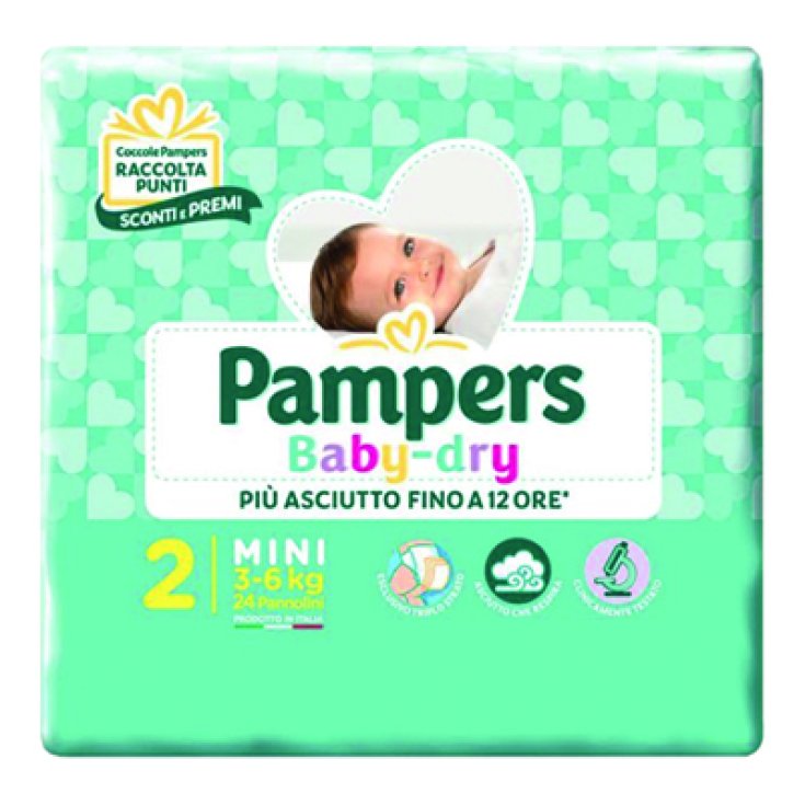 Pampers Baby-Dry Größe 2 Mini 75 Windeln