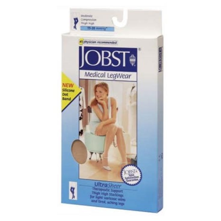 Jobst Ultra Sheer 10-15 mmHg Stay Ups Schwarz Größe 5