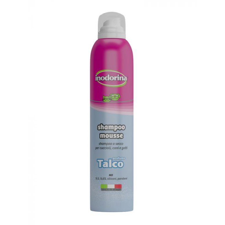 Mousse Shampoo Talkum Inodorina Pet Village 300ml