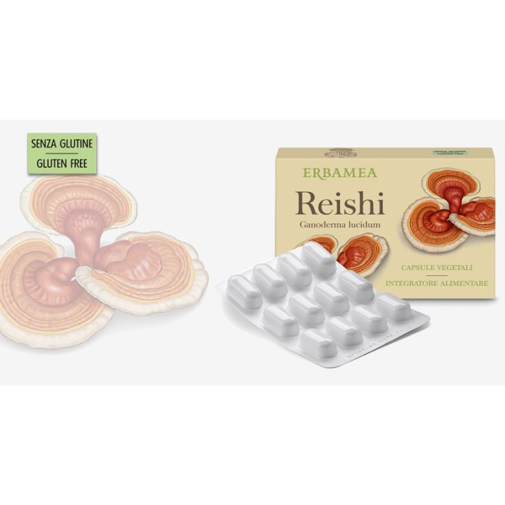 Reishi Erbamea 24 Vegetarische Kapseln