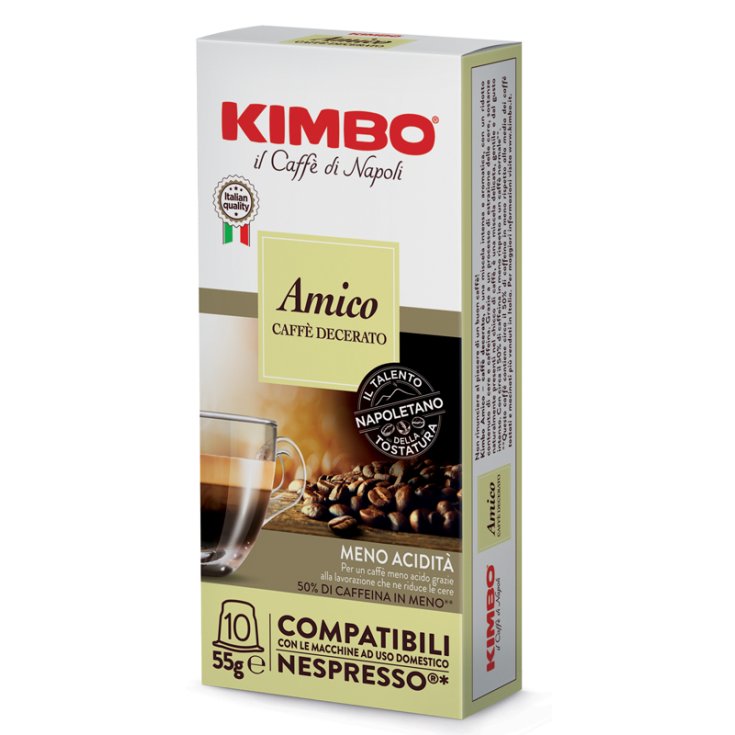 Amico Caffè Entwachste kompatible Nespresso KIMBO® 10 Kapseln