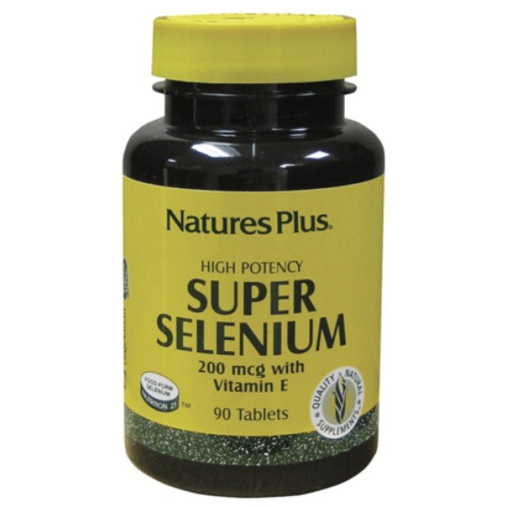 Super Selen mit Vitamin E Natures Plus 90 Tabletten