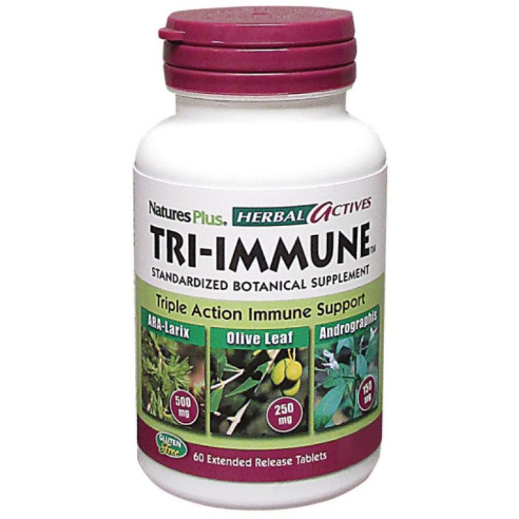 TRI-IMMUN-KRÄUTER-AKTIVSTOFFE Natures Plus 60 Tabletten