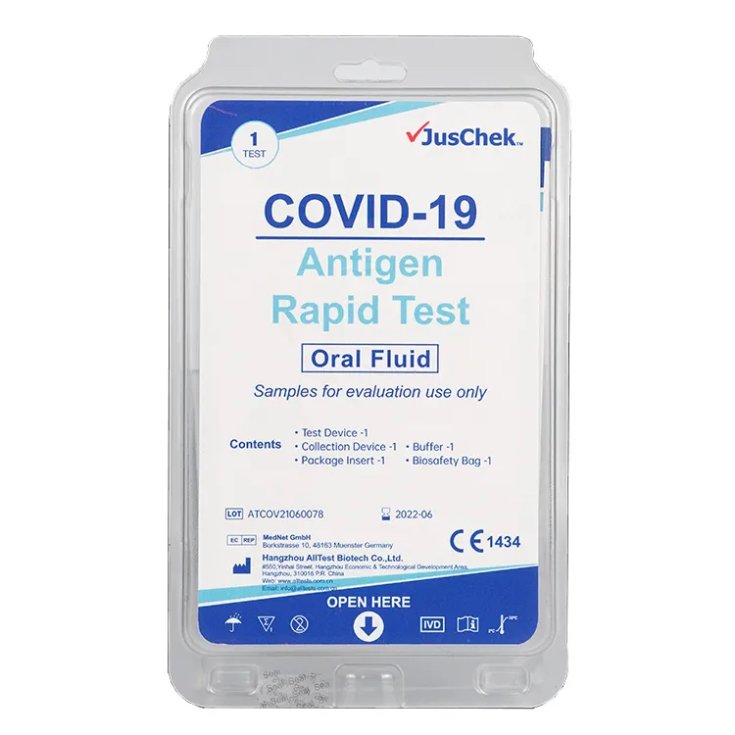 Schnelltest Antigen COVID-19 Speichel Juschek 1 Stück